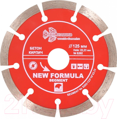 Отрезной диск алмазный Trio Diamond S202