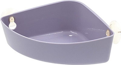 Полка для ванной Berossi Krita угловая АС 64675000 (серая мистерия)