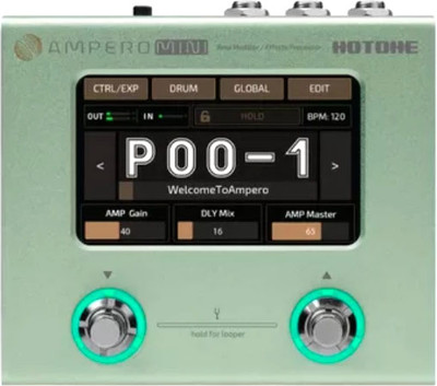 Педаль электрогитарная Hotone Ampero Mini Matcha