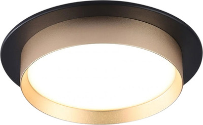 Точечный светильник Ambrella TN5228 BK/GD (черный/золото)