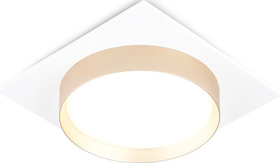 Точечный светильник Ambrella TN5230 WH/GD (белый/золото)