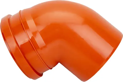 Отвод наружной канализации Политэк ТПК 160/67 ПВХ