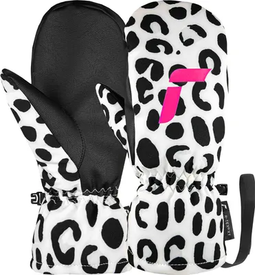 Варежки лыжные Reusch Carter R-Tex XT Junior White/Grey Leopard / 6461520-1032 (р-р 6)