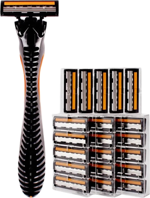 Бритвенный станок Razo Strike 3 лезвия + 21 кассета