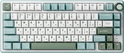 Клавиатура Royal Kludge R75 (K Silver Switch/Sky Cyan)