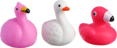 Набор игрушек для ванной Крошка Я Фламинго и лебеди / 10095832 (3шт)