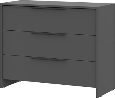 Комод Mio Tesoro Камелия 1К 3 ящика (графит серый)