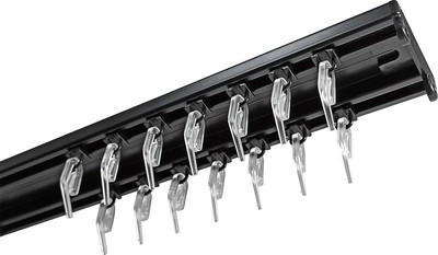 Карниз для штор Эскар Катал 7 / 242474300 (3м, черный матовый)