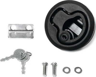 Ручка для лодки Ho Star Limited Потайная sf31111-2 (с замком, черный)