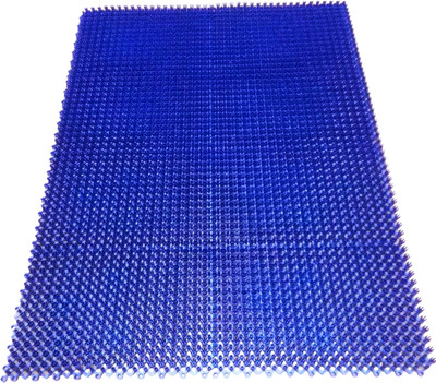 Коврик грязезащитный No Brand 0.55x0.78м 16мм (синий)