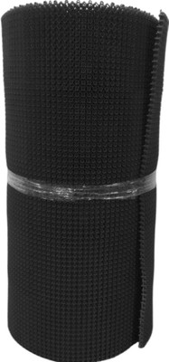 Коврик грязезащитный No Brand Искусственная травка 0.98x10м 16мм (черный)