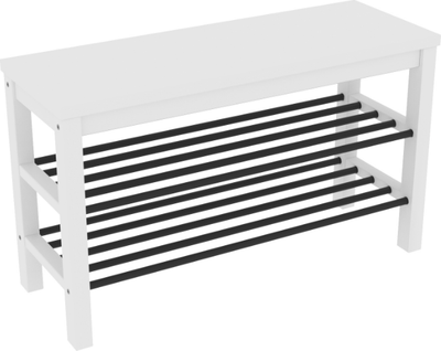 Банкетка ММЦ Кантри 85x50 (белый лак)