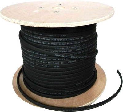 Греющий кабель для кровли CTH НСК-30Б PE с экраном (250м, черный)