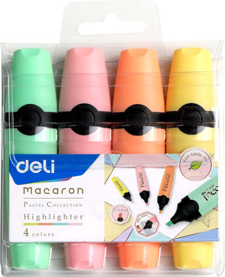 Набор маркеров Deli Macaron / U356MT (4шт)