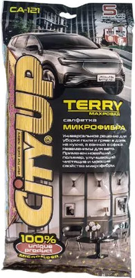 Набор салфеток хозяйственных CityUp Terry СА-121 (5шт)