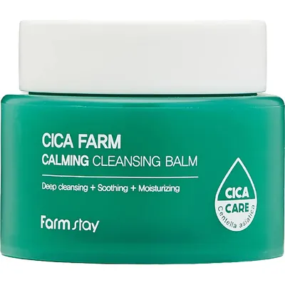 Гидрофильное масло FarmStay Cica Farm Calming Cleansing Balm (95мл)
