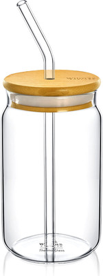 Стакан Wilmax WL-888609/A (с крышкой и соломинкой)