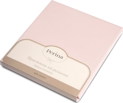 Простыня для малышей Perina На резинке / ПР-О.125x75.7 (розовый)