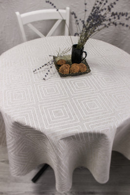 Скатерть Моготекс 20ШС59-10-КВ 1196-6 рис. 2604/010101 (овал, 150x120)