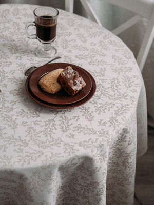 Скатерть Моготекс 20ШС59-2-КВ 1196-6 рис. 2631/010101 (овал, 150x120)