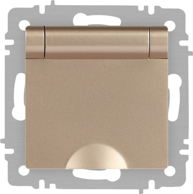 Розетка INTRO Accent 6-203-04 / Б0063738 (шампань)
