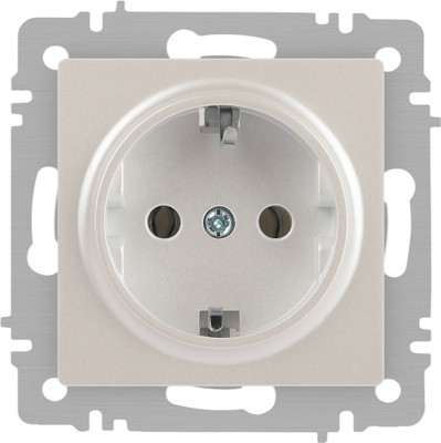 Розетка INTRO Accent 6-202-06 / Б0063695 (перламутр)