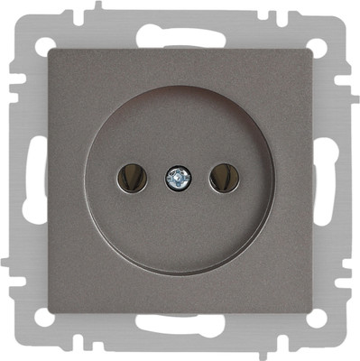 Розетка INTRO Accent 6-201-09 / Б0063673 (титан)