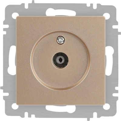 Розетка INTRO Accent 6-301-04 / Б0063609 (шампань)