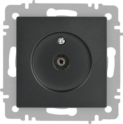 Розетка INTRO Accent 6-301-07 / Б0063614 (графит)