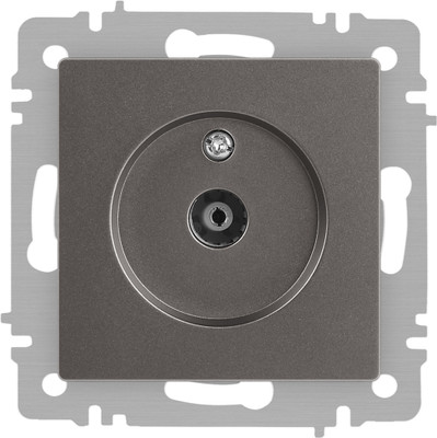 Розетка INTRO Accent 6-301-09 / Б0063618 (титан)