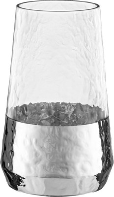 Ваза Elan Gallery 390225 (прозрачный/серебристый)