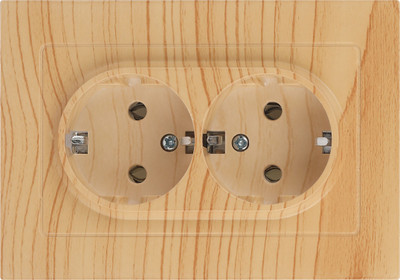 Розетка INTRO Accent 6-205-11 / Б0063504 (сосна)