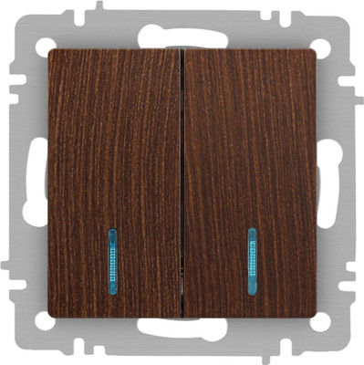 Выключатель INTRO Accent 6-105-10 / Б0063527 (венге)