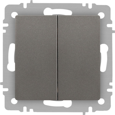 Выключатель INTRO Accent 6-104-09 / Б0063499 (титан)