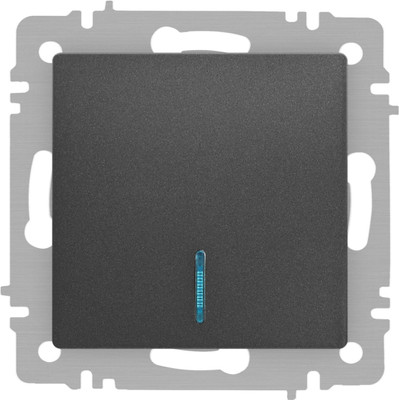 Выключатель INTRO Accent 6-102-07 / Б0063434 (графит)