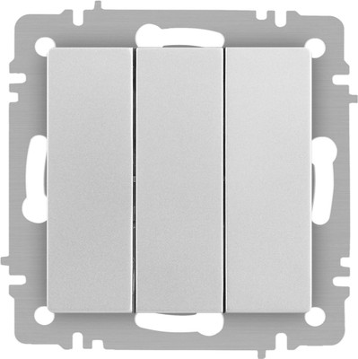 Выключатель INTRO Accent 6-106-03 / Б0063536 (алюминий)