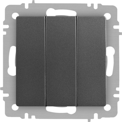 Выключатель INTRO Accent 6-106-07 / Б0063544 (графит)