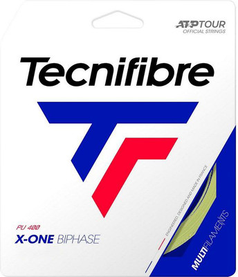 Струна для теннисной ракетки Tecnifibre X-One Biphase 1.24 / 01GXO124XN (12м, натуральный)