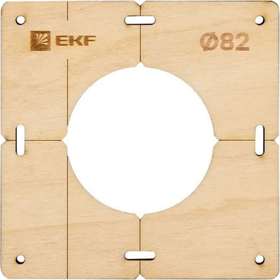 Шаблон разметочный EKF Expert Для подрозетников / sh-d82-1