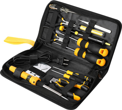 Универсальный набор инструментов Deli YS EDL-C1013E (13пр, сумка, черный/желтый)