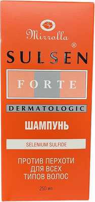 Шампунь для волос Mirrolla Sulsen Forte (250мл)