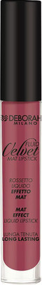 Жидкая помада для губ Deborah Milano Fluid Velvet Mat Lipstick матовая устойчивая тон 15 (8мл)