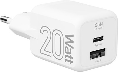 Адаптер питания сетевой Lyambda LJC-20-1C1A (белый)