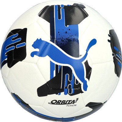 Футбольный мяч Puma Orbita 5 Fusion 08433105 (размер 5, белый/синий)
