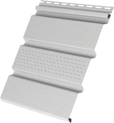 Софит для крыши Grand Line Т4 частично перфорированный 3.00 (белый)