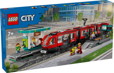Конструктор Lego City Трамвай и станция в центре города 60423