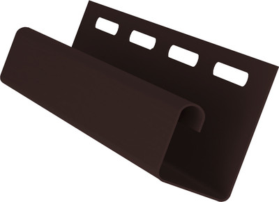 J-профиль Grand Line 3.00 (Brauni коричневый RAL 8019)