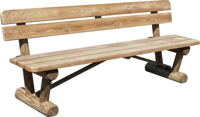 Скамья садовая Массив-Древ L150 1500x600xН810