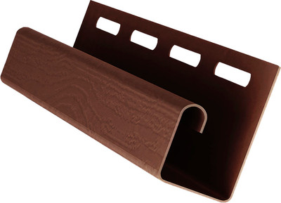 J-профиль Grand Line 3.00 (шоколадный RAL 8017)