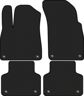Комплект ковриков для авто Alicosta 0125_1 для Audi Q8 I SUV/4MN 2018-н.в. (EVA соты, черный)